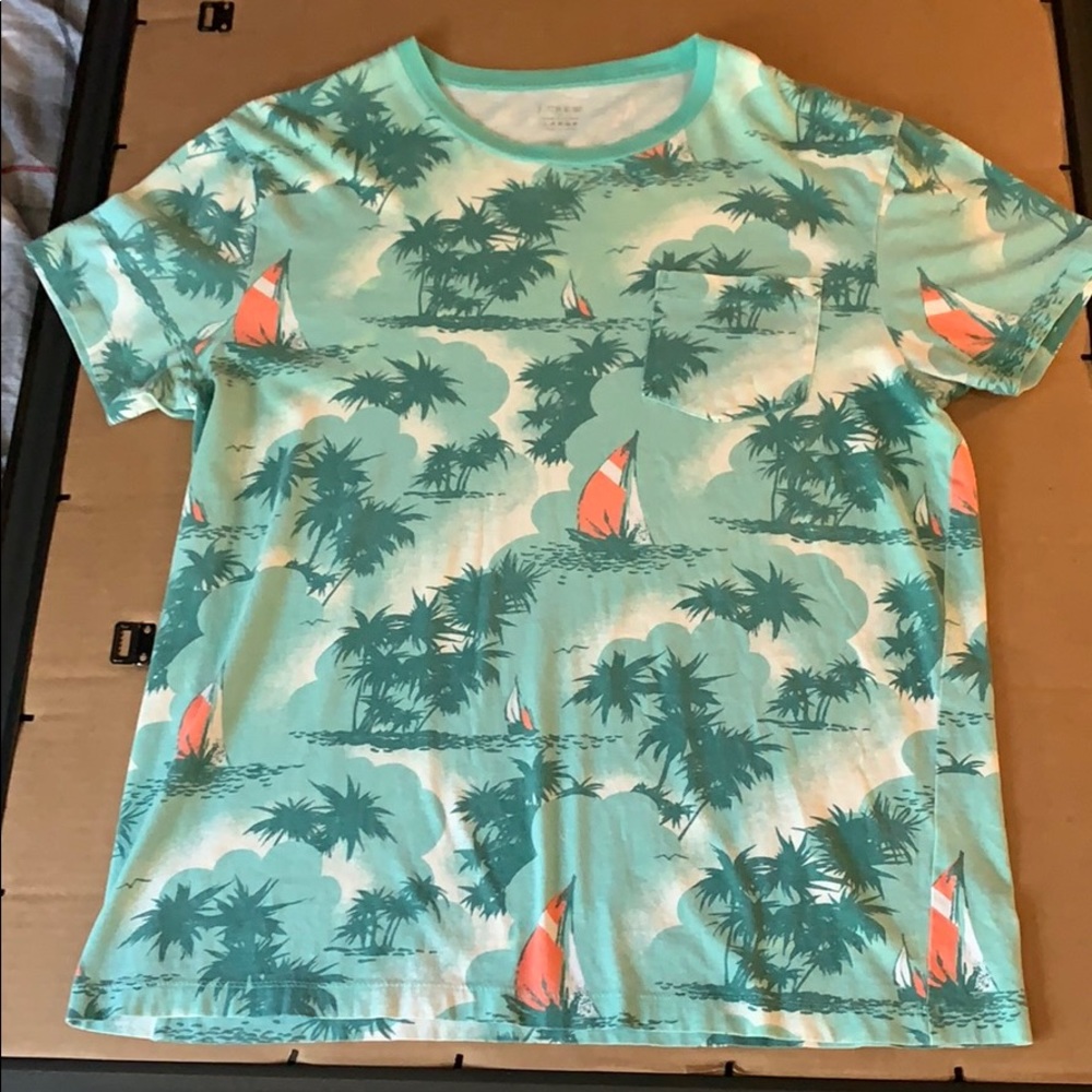Caribbean Themed J Crew T-Shirt